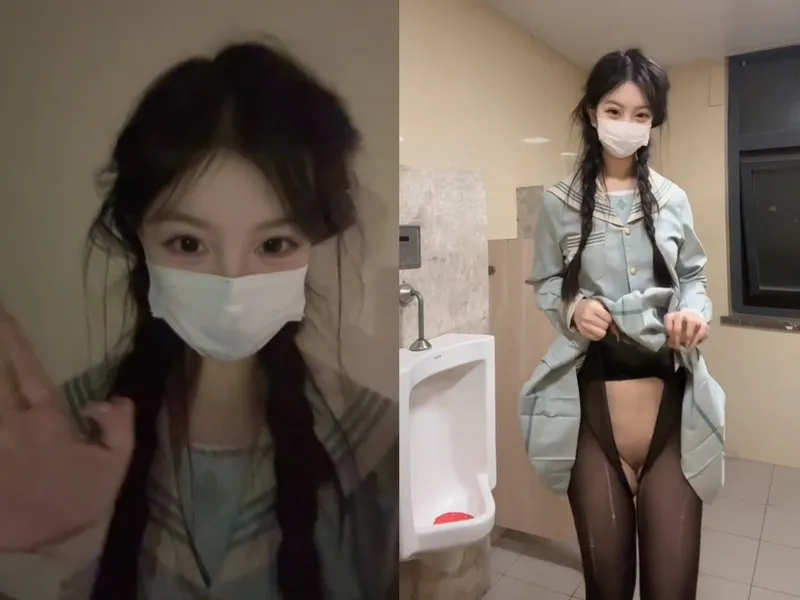 Người yêu sinh viên cấp 3 live thẩm du trong nhà vệ sinh nam p2